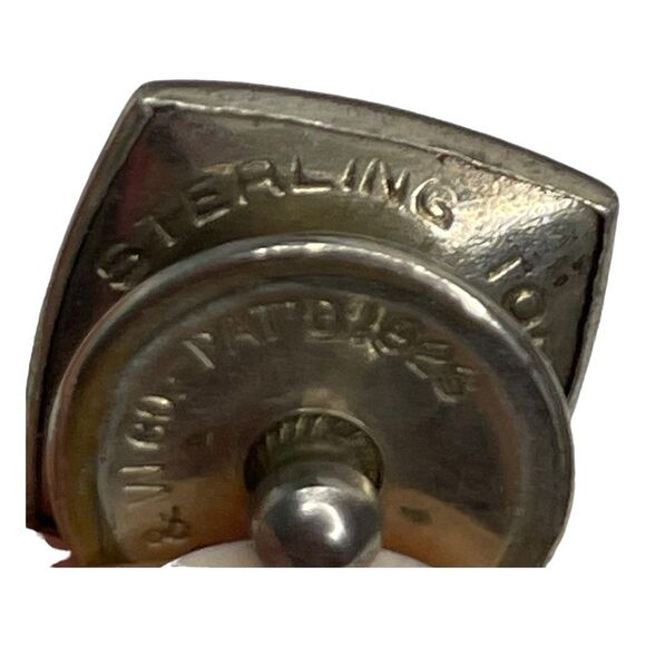 Vintage 1920s Baer & Wilde Sterling Silver Cufflinks Art Deco Kum A Part Snap - Picture 5 of 8